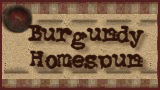 Burgundy/Red Homespun