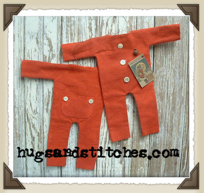 9018 - Santa's Longjohns Ornie