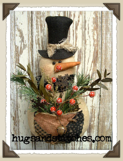 9038 -  Snowman Quilt Pocket Hanger