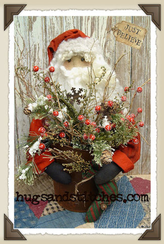 9051 - Just Believe Santa Bucket