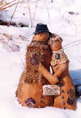 111 - True Love Snowmen Couple *CL