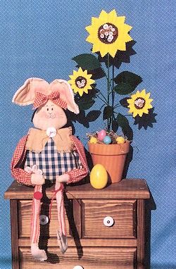 113 - Sunny Bunny & Flowers *CL