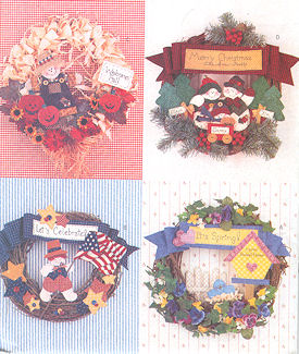 179 - No-Sew Seasonal Wreaths *CL