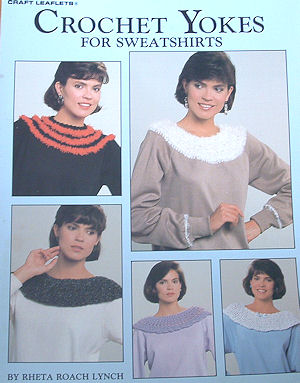 B094 - Crochet Yokes For Sweatshirts