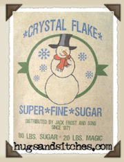 1244 - Crystal Flake Sugar Feedsack