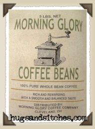 1248 - Morning Glory Coffee Feedsack