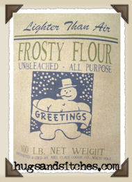 1253 - Frosty Flour Feedsack