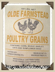 1255 - Olde Farmstead Poultry Feedsack