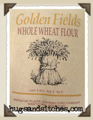 1263 - Golden Fields Flour Feedsack