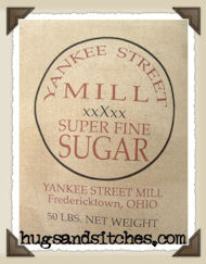 1268 - Yankee Mill Sugar Feedsack
