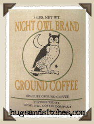 1269 - Night Owl Coffee Feedsack