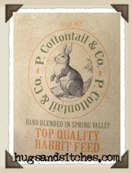 1273 - P. Cottontail & Co Feedsack
