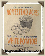 1277 - Home Acres Potato Feedsack