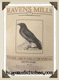 1278 - Raven Mills Cornmeal Feedsack