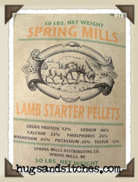 1283 - Spring Mills Lamb Pellets Feedsack