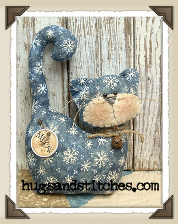 1002-11 - Blue Snowflake Kitty