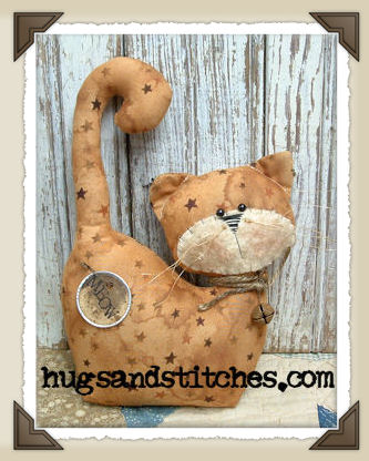 1002-07 - Grungy Star Print Kitty