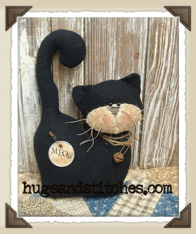 1002-02 - Black Flannel Kitty