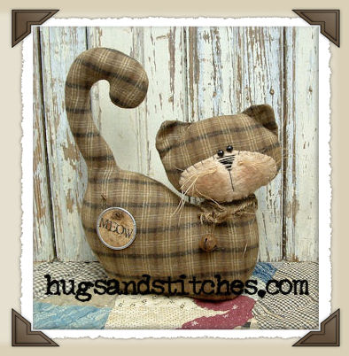 1002-05 - Brown Plaid Kitty