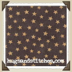 Bk-15 * Charcoal Star Print