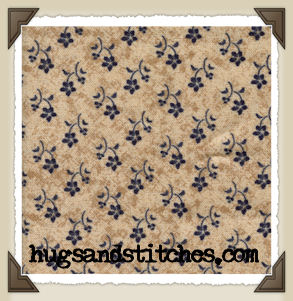 B-01 * Small Blue/Tan Stripe