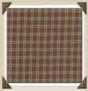 Burg-01 * Dark Red/Green Plaid