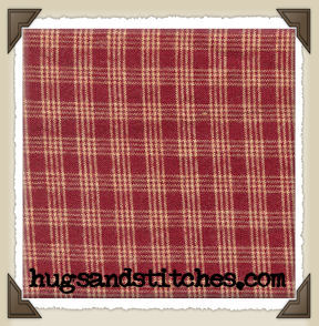 Burg-21 * Red/Tan Plaid
