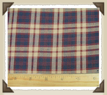 CL-01 * Large Navy/Red/Tan Plaid*CL