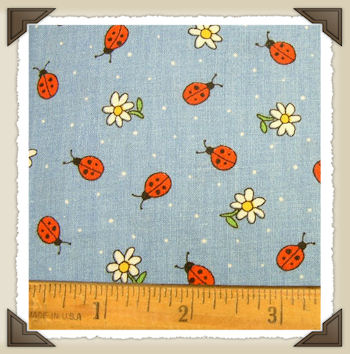 CL-27 * Lady Bug Print*CL (1 yard 34" Piece)