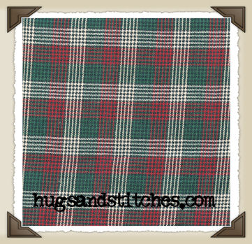 G-17 * Dull Green/Tan Plaid