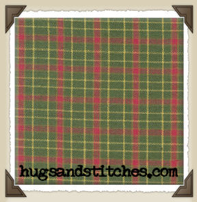 G-19 * Green/Red/Gold Plaid