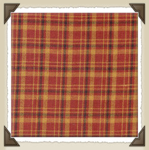 R-13 * Pumpkin/Black/Mustard Plaid