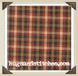 T-48 * Mustard/Black/Rust Plaid