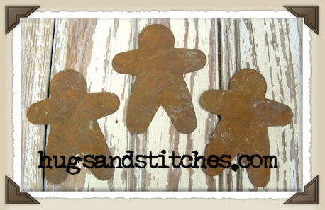 5000 - 2" Rusty Gingerbread (pkg 3)