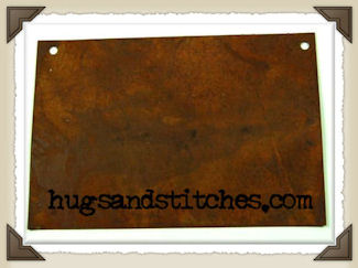 5007 - 5" x 7" Rusty Sheet