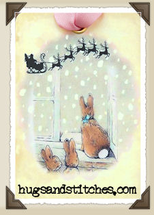 s038 - Bunnies Love Santa Tags
