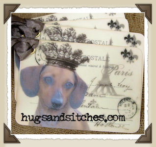 s053 - Royal Dachsund Tags