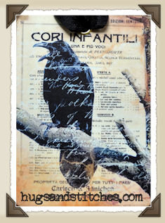 s078 - Crow Blackbird Raven Tags