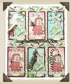 Hang Tags - Seed Packets Flowers-T002 (set of 8)