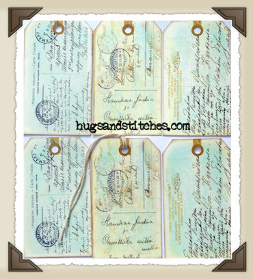 Hang Tags - Christmas Angels-T042 (set of 6)