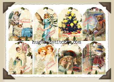 Hang Tags - Christmas Merry Christmas!-T139 (set of 8)