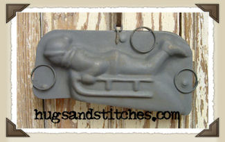 5034 - Mini Sledding Mold Ornament (HFK)