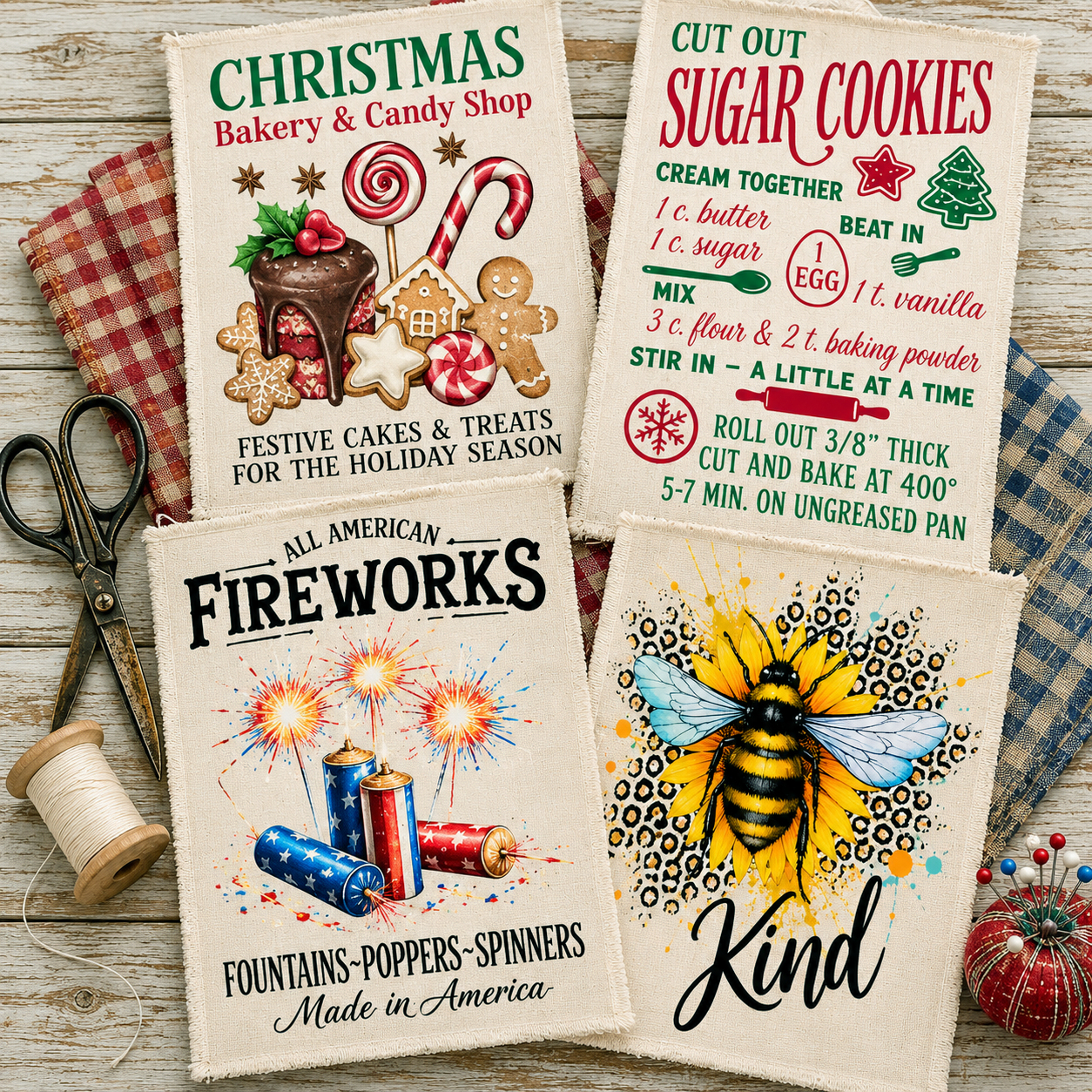 Printed Fabric Panels