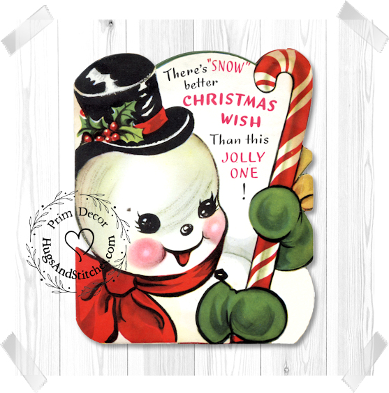 Snowman Candy Cane Christmas Image #10