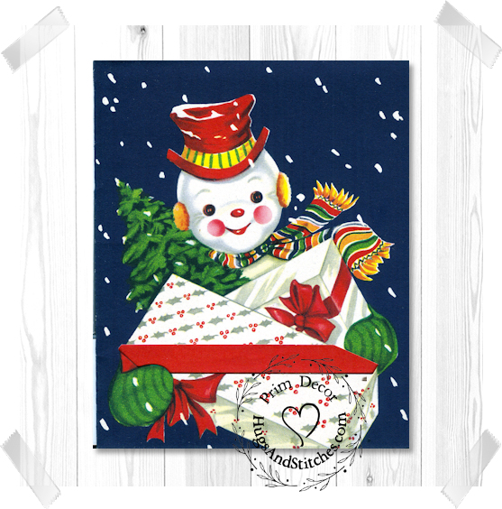Snowman With Presents Christmas Image #108