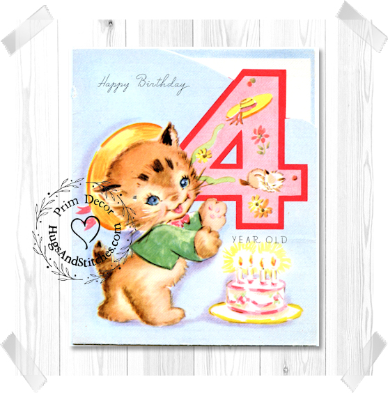 Happy Birthday 4 Year Old Kitten Image #12