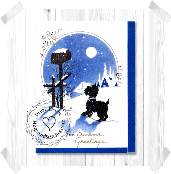 Terrier Black Scottie Dog Christmas Image #125