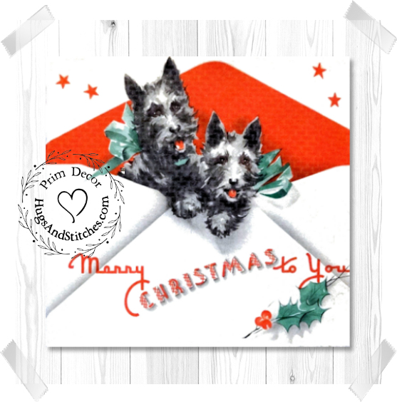Black Scottie Dog Christmas Image #14