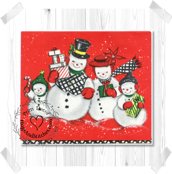 Snowman Family Christmas Image #16
