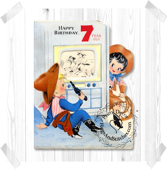 Happy Birthday 7 Year Old Cowboy Cowgirl TV Image #161